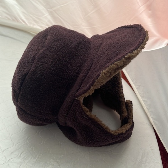 Corky and Company brown fleece jacket and hat - Picture 6 of 12